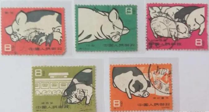 特40养猪邮票